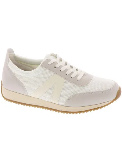 Shop Mia Kable Womens Metallic Gym Athletic And Training Shoes In White