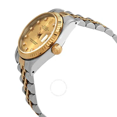 Shop Rolex Datejust Automatic Diamond Champagne Dial Ladies Watch 68273gyrj In Two Tone  / Champagne / Gold / Gold Tone / Yellow