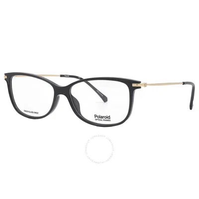 Polaroid Core Demo Rectangular Ladies Eyeglasses Pld D416 0807 54 In Black