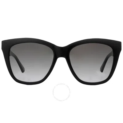 Shop Calvin Klein Grey Gradient Square Ladies Sunglasses Ckj22608s 001 54 In Black / Grey