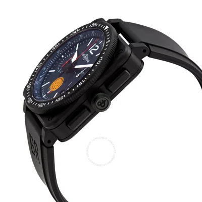 Shop Bell And Ross Br 03-94 Patrouille De France Chronograph Automatic Blue Dial Men's Watch Br0394-paf1- In Black / Blue