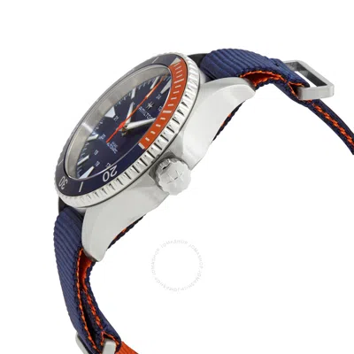 Shop Hamilton Khaki Navy Scuba Automatic Blue Dial Men's Watch H82365941 In Blue / Khaki / Navy / Orange