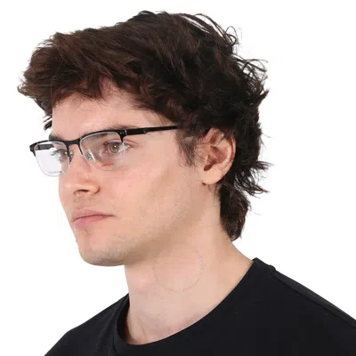 Carrera Demo Square Unisex Eyeglasses  2019t 0807 50 In Black