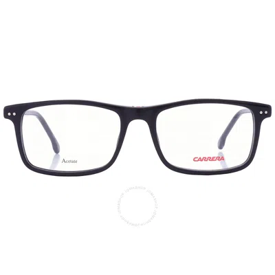 Shop Carrera Demo Rectangular Unisex Eyeglasses  2001t/v 0807 48 In Black