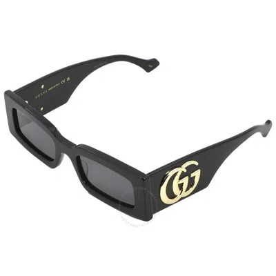 Gucci Gg1425s Acetate Sunglasses In Black / Grey