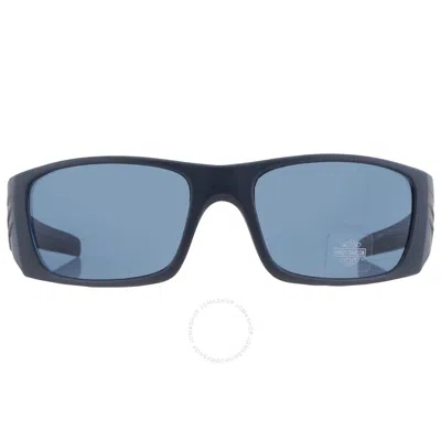 Shop Harley Davidson Blue Wrap Men's Sunglasses Hd0142v 91v 60