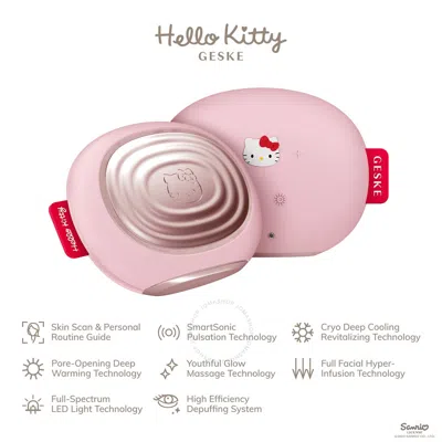 Shop Geske X Hello Kitty Smart Sonic Warm & Cool Mask 8 In 1 In Ink / Pink