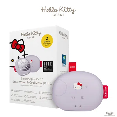 Shop Geske Hello Kitty Smart Sonic Warm & Cool Mask In Purple