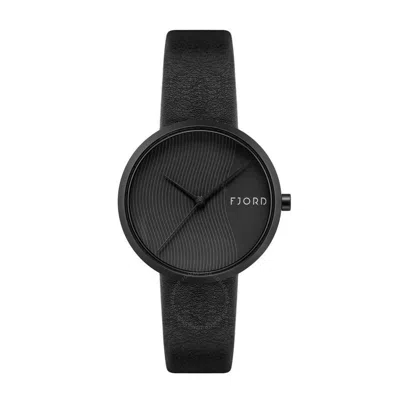 Shop Fjord Laurens Black Dial Ladies Watch Fj-6059-02