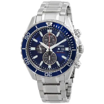 Shop Citizen Promaster Diver Diamond Blue Dial Men's Watch Ca0710-58l