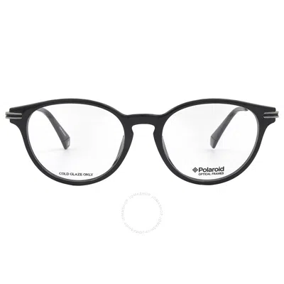 Shop Polaroid Core Demo Oval Ladies Eyeglasses Pld D374/g 0807 51 In Black
