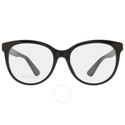 Shop Gucci Demo Round Ladies Eyeglasses Gg0329o 001 53 In N/a