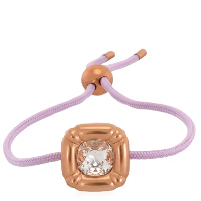 Swarovski Ladies Dulcis Purple Cushion Cut Bracelet In Purple