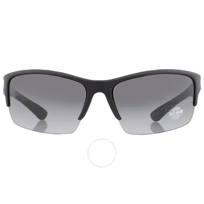 Shop Harley Davidson Smoke Gradient Sport Men's Sunglasses Hd0155v 91b 69 In Blue