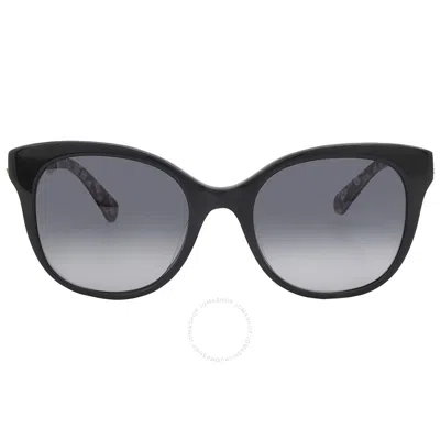 Shop Kate Spade Grey Gradient Cat Eye Ladies Sunglasses Bianka/g/s 07j2/9o 52 In Black / Grey