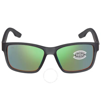 Shop Costa Del Mar Paunch Green Mirror Polarized Glass Men's Sunglasses 6s9049 904904 57