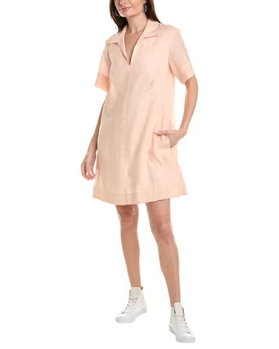 Shop Finley Marcia Linen Mini Dress In Pink