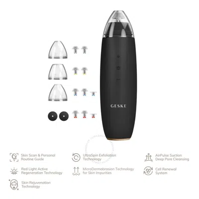 Geske Smartappguided Microdermabrasion Blackhead Remover 7 In 1 In Grey