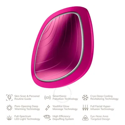 Shop Geske Smartappguided Sonic Warm & Cool Mask 9 In 1 In Magenta