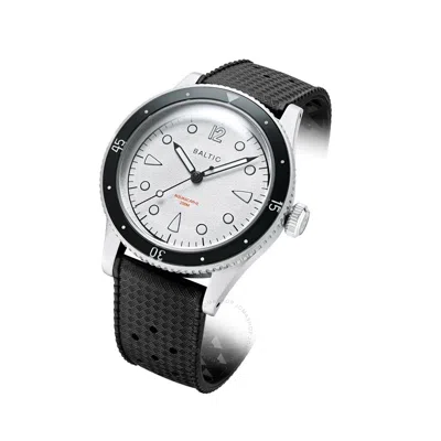 Shop Baltic Aquascaphe Automatic White Dial Men's Watch Aquawhite In Aqua / Black / White