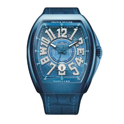 Shop Franck Muller Vanguard Ceramic Automatic Blue Dial Men's Watch V 45 Yt Sc Dt Mar Cr Mr (mr)