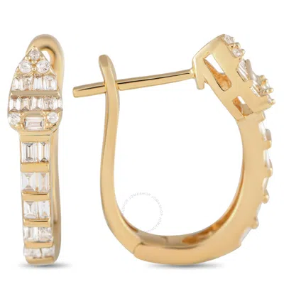 Lb Exclusive 14k Yellow Gold 0.70ct Diamond Huggie Earrings Er28164 Y In Multi-color