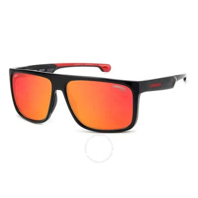 Shop Carrera Orange Square Men's Sunglasses  Ducati 011/s 0oit/uz 61 In Black / Orange