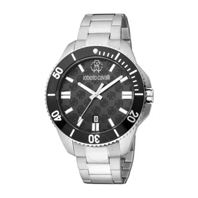 Shop Roberto Cavalli Fashion Watch Quartz Black Dial Men's Watch Rc5g013m0085
