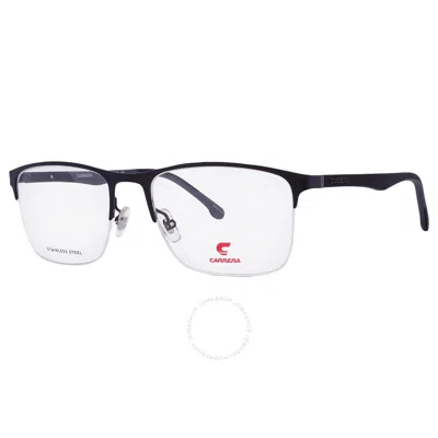 Shop Carrera Demo Rectangular Men's Eyeglasses  8861 0807 56 In Black