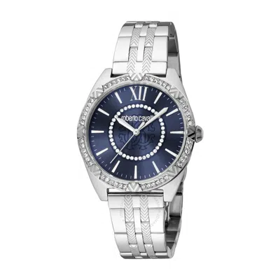 Shop Roberto Cavalli Fashion Watch Quartz Blue Dial Ladies Watch Rc5l021m0055
