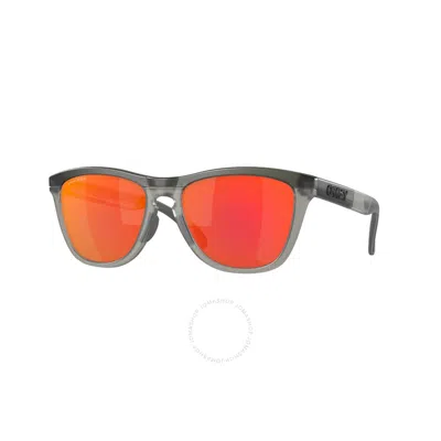 Shop Oakley Frogskins Range Prizm Ruby Square Men's Sunglasses Oo9284 928401 55 In Grey / Ink / Ruby