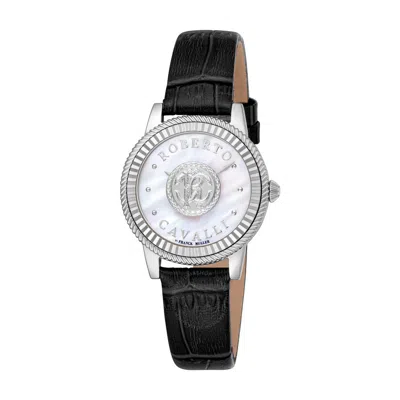 Shop Roberto Cavalli Fashion Watch Quartz Ladies Watch Rv1l228l0011 In Black / Mop / Mother Of Pearl