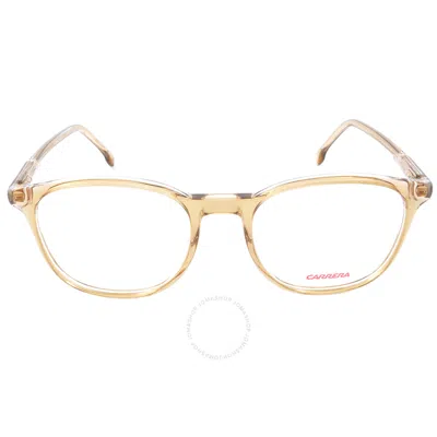 Shop Carrera Demo Round Men's Eyeglasses  1131 0sd9 51 In Beige