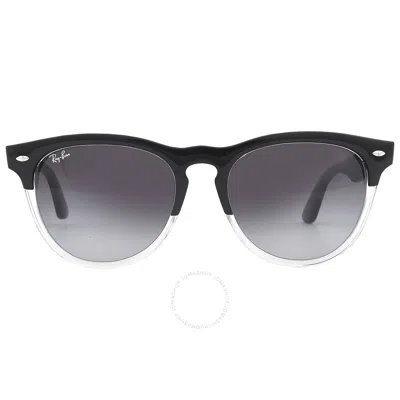 Shop Ray Ban Iris Grey Gradient Blue Phantos Unisex Sunglasses Rb4471 66308g 54 In Black / Blue / Grey