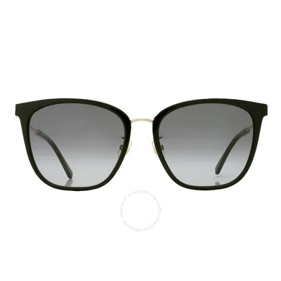 Shop Kate Spade Grey Gradient Square Ladies Sunglasses Maeve/f/s 0807/9o 57 In Black / Grey