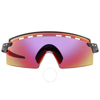 Shop Oakley Encoder Strike Vented Prizm Road Shield Men's Sunglasses Oo9235 923502 39 In Black