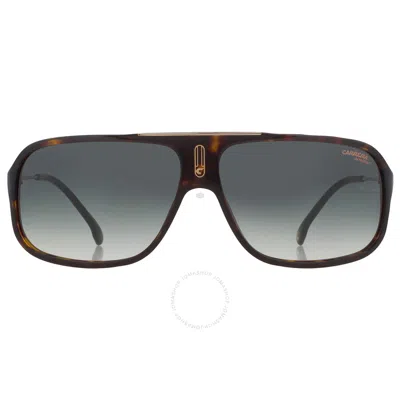 Shop Carrera Green Shaded Navigator Unisex Sunglasses Cool65 0086/9k 64