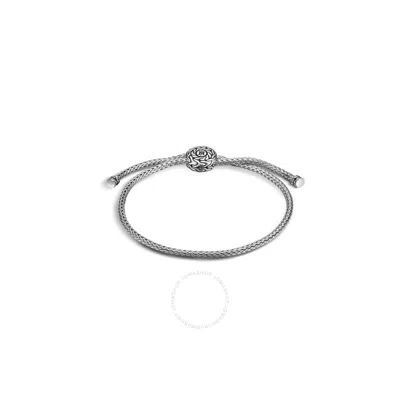 John Hardy Classic Chain Sterling Silver Bracelet - Bb99380xm-l In Silver-tone