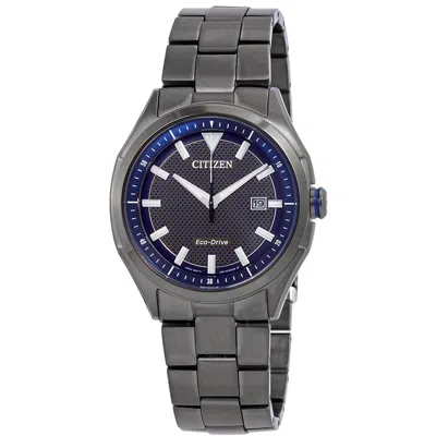 Shop Citizen Wdr Eco-drive Blue Dial Men's Watch Aw1147-52l In Blue / Gray