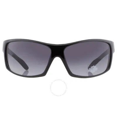Shop Harley Davidson Smoke Wrap Men's Sunglasses Hd0140v 01a 70 In Black
