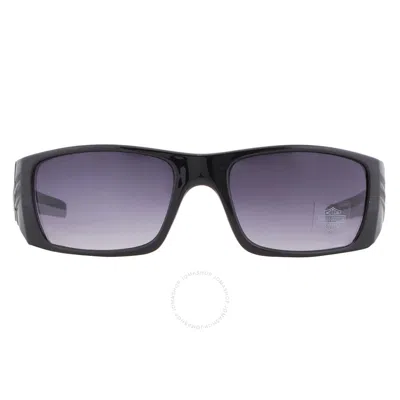Shop Harley Davidson Smoke Gradient Wrap Men's Sunglasses Hd0142v 01b 60 In Black