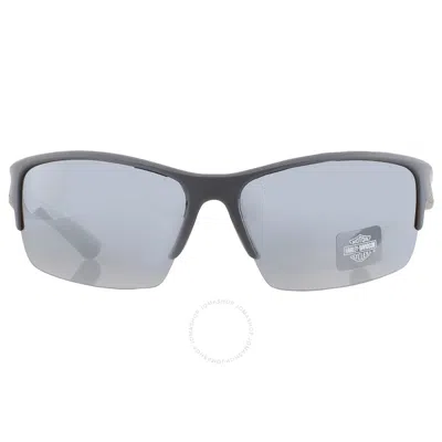 Shop Harley Davidson Smoke Mirror Sport Men's Sunglasses Hd0155v 20c 69 In Grey