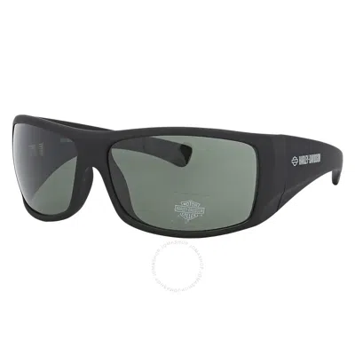 Shop Harley Davidson Green Men's Sunglasses Hd0158v 05n 66 In Black / Green