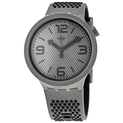 Shop Swatch Bbblood Quartz Grey Dial Men's Watch So27m100 In Black / Grey