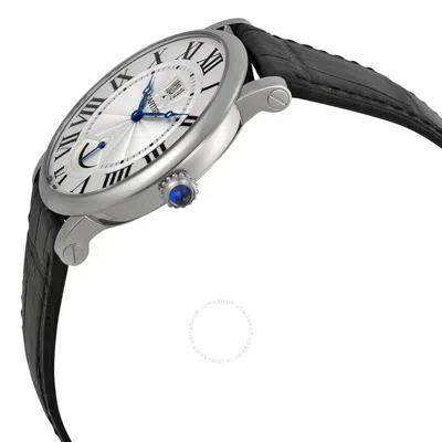 Shop Cartier Rotonde De  Automatic Silver Dial Men's Watch W1556369 In Black / Silver