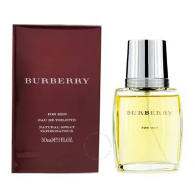 Shop Burberry For Men /  Edt Spray (burgundy) 1.0 oz (m) In Berry / Green