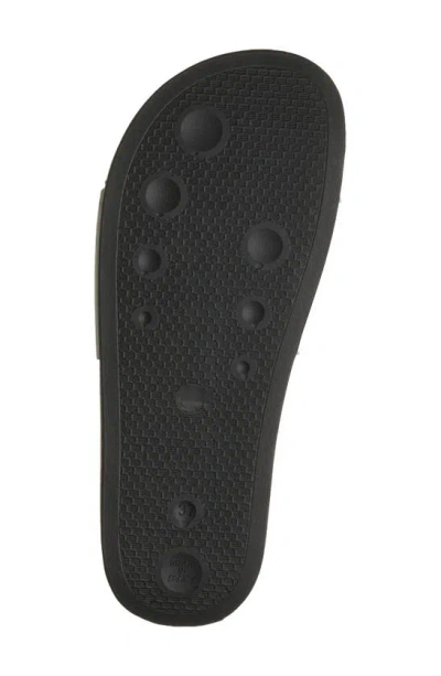 Shop Moschino Platform Slide Sandal In Black