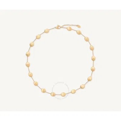 Marco Bicego Siviglia 18k Yellow Gold Large Bean Adjustable Necklace - 18" - Cb538-e__y_02 In Yellow
