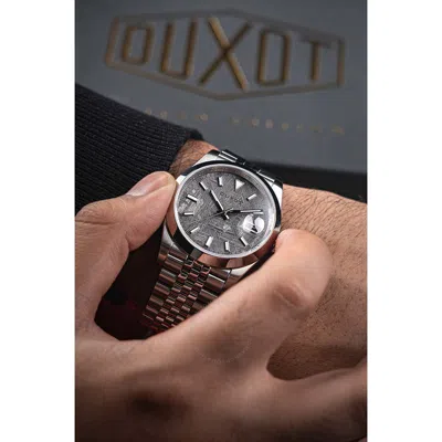 Shop Duxot Vezeto Automatic Grey Dial Men's Watch Dx-2061-22