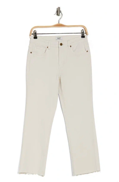 Oat New York Kick Flare Mid Rise Jeans In Winter Arctic
